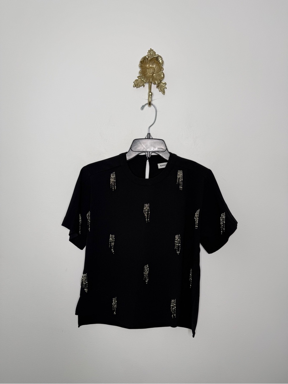 Simkhai Abelia Beaded T-shirt XS